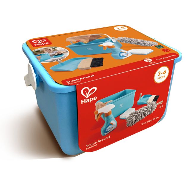 Jucarie - Set de curatenie cu galeata (7 piese)