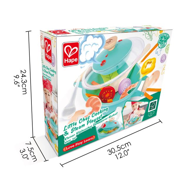 Jucarie - Set de gatit alimente la aburi (16 piese)