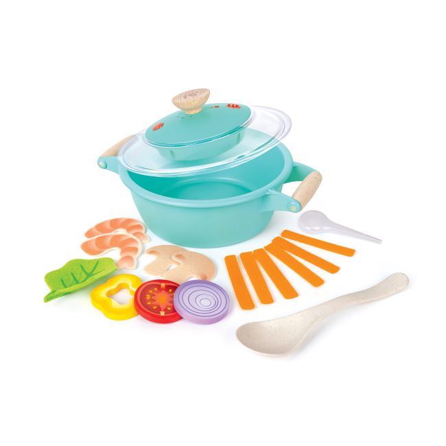 Jucarie - Set de gatit alimente la aburi (16 piese)