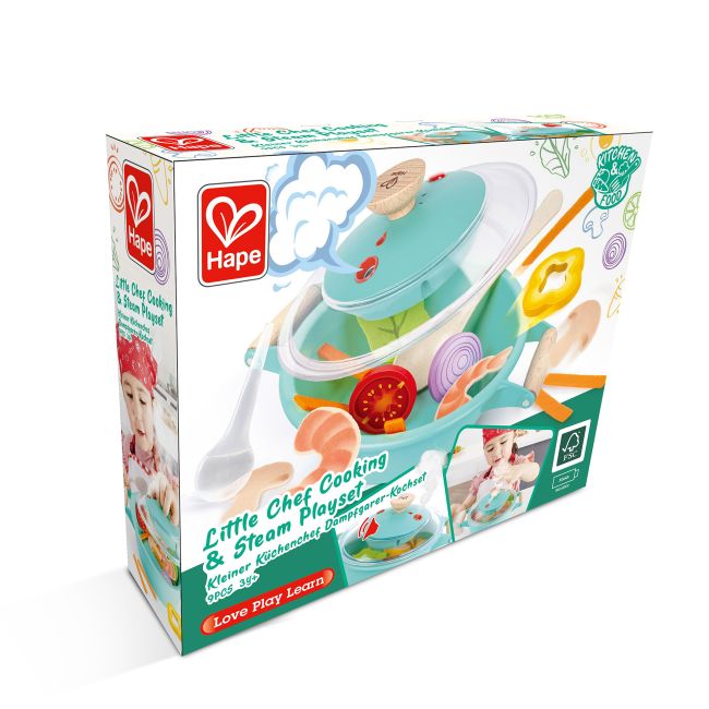 Jucarie - Set de gatit alimente la aburi (16 piese)