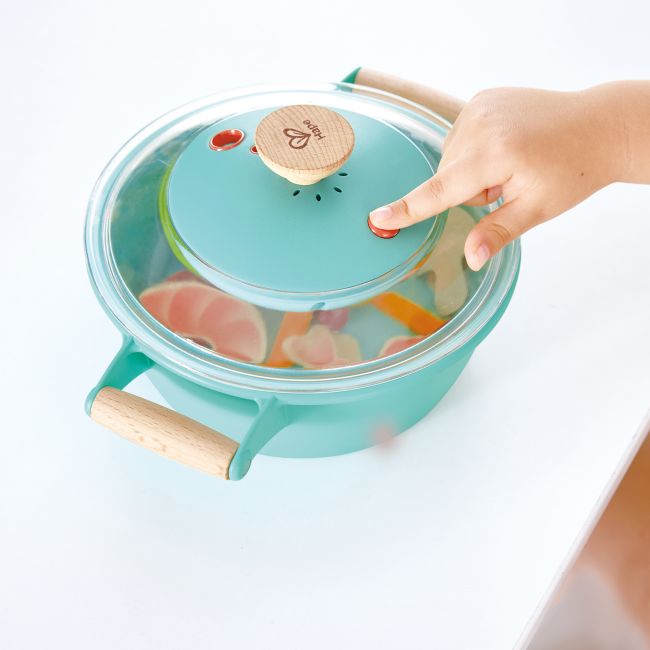 Jucarie - Set de gatit alimente la aburi (16 piese)