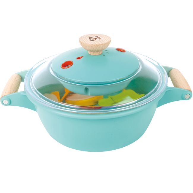 Jucarie - Set de gatit alimente la aburi (16 piese)