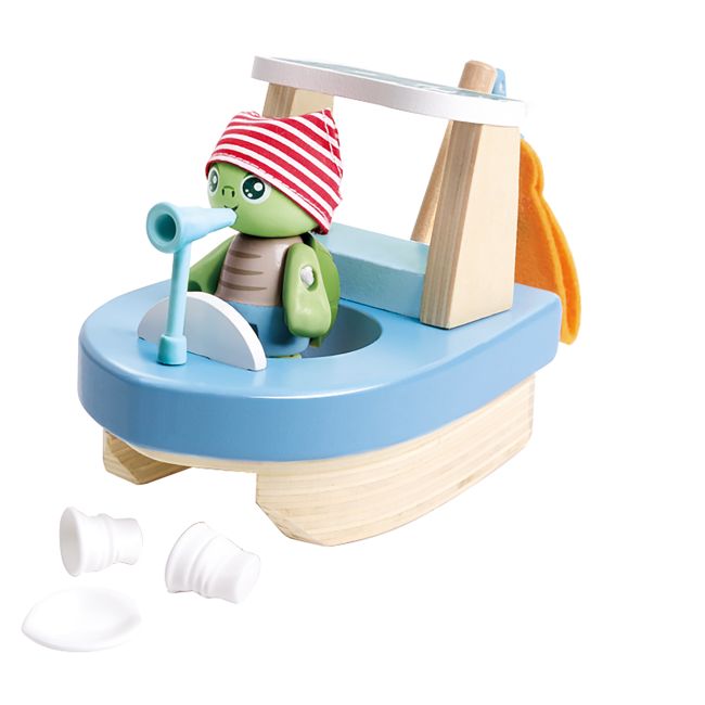 Jucarie din lemn - Set de joaca salvarea oceanelor (48 piese)