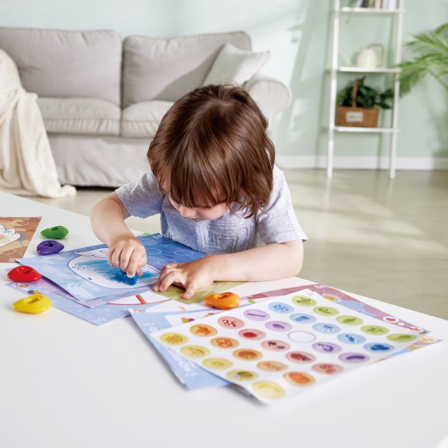 Kit desene cu creioane cerate - 18 piese
