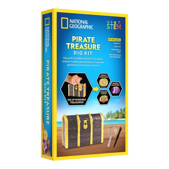 National Geographic - Kit creativ sa cautam comoara piratului ARTNG23616