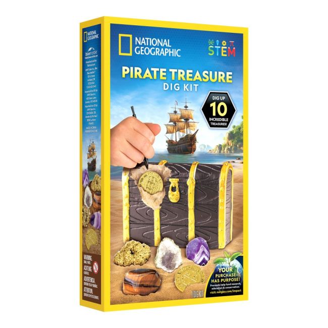 National Geographic - Kit creativ sa cautam comoara piratului ARTNG23616