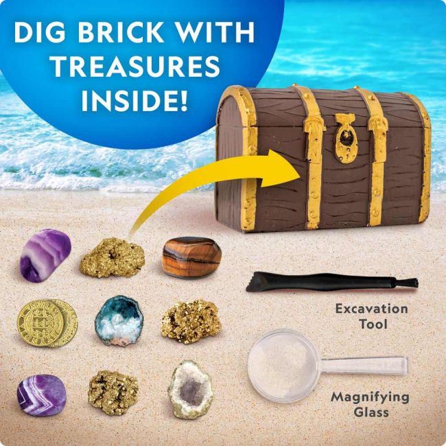 National Geographic - Kit creativ sa cautam comoara piratului ARTNG23616