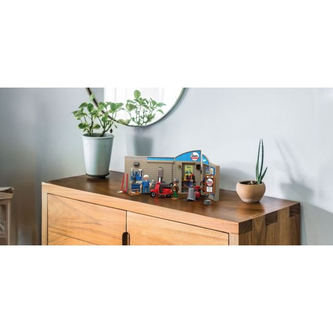 Playmobil - Atelier cu vespa rosie ARTPM71620