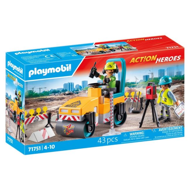 Playmobil - Compactor asfalt Playmobil ARTPM71751