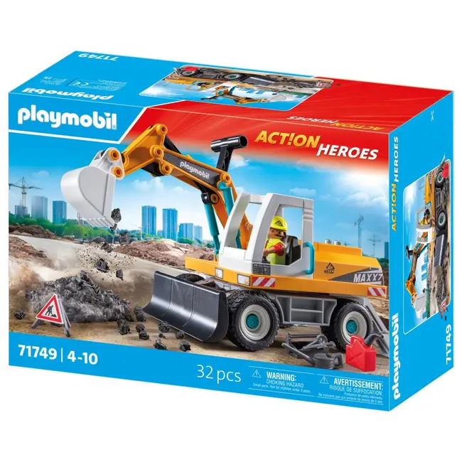 Playmobil - Excavator mare Playmobil ARTPM71749