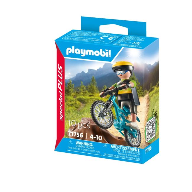 Playmobil - Figurina ciclist montan ARTPM71756
