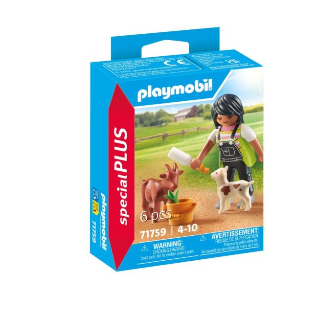 Playmobil - Figurina femeie cu capre ARTPM71759