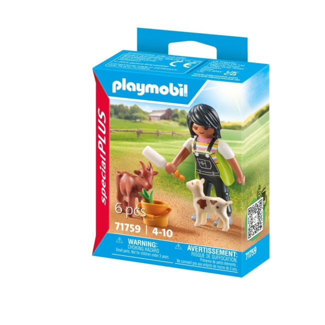 Playmobil - Figurina femeie cu capre ARTPM71759