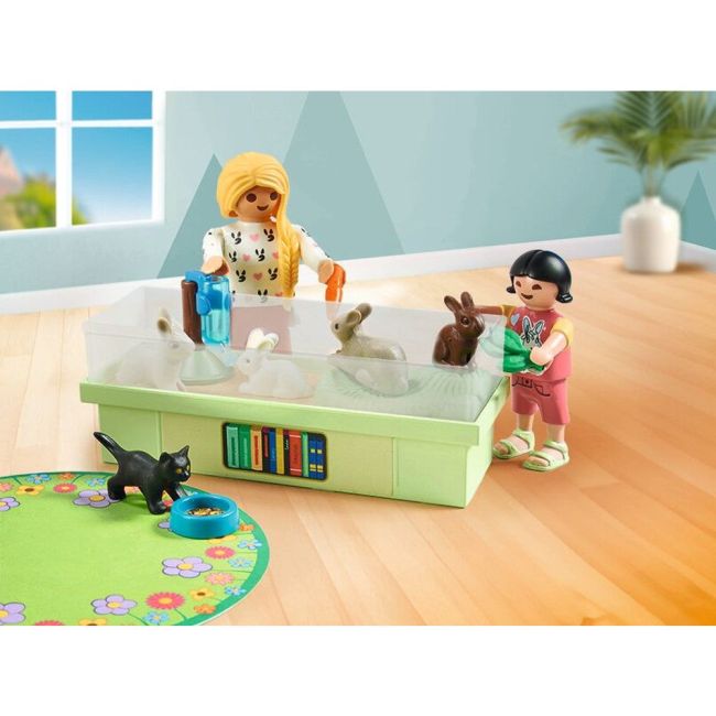 Playmobil - Set starter Familie de iepurasi ARTPM71753