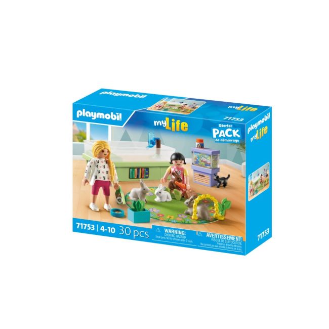 Playmobil - Set starter Familie de iepurasi ARTPM71753