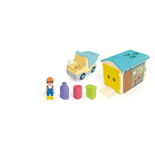 Playmobil Junior - Camion cu garaj de sortare ARTPM71686