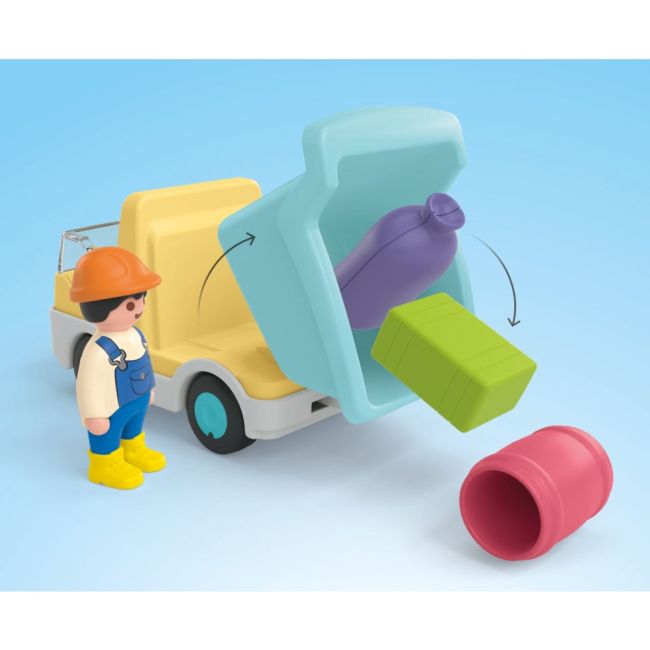 Playmobil Junior - Camion cu garaj de sortare ARTPM71686