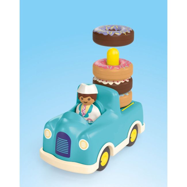 Playmobil Junior - Camion de stivuit si sortat cu gogosi ARTPM71702