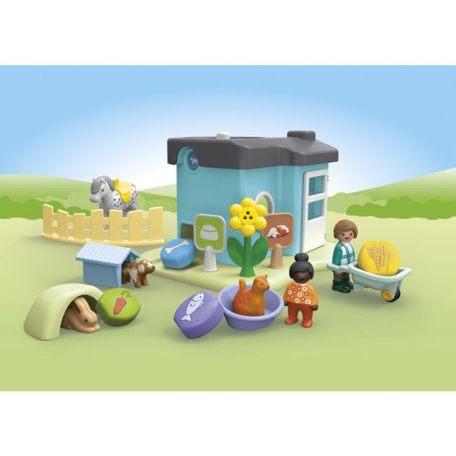Playmobil Junior - Custi pentru animale ARTPM71690