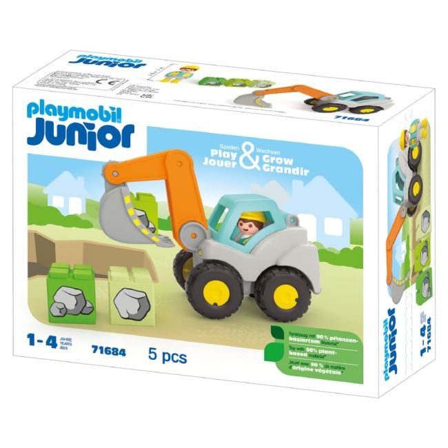 Playmobil Junior - Excavator cu brat mobil ARTPM71684