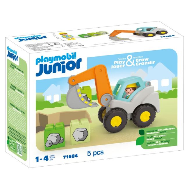 Playmobil Junior - Excavator cu brat mobil ARTPM71684