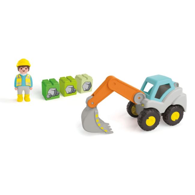 Playmobil Junior - Excavator cu brat mobil ARTPM71684