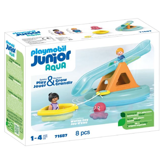 Playmobil Junior Aqua - Balansoar de apa si barcuta ARTPM71687