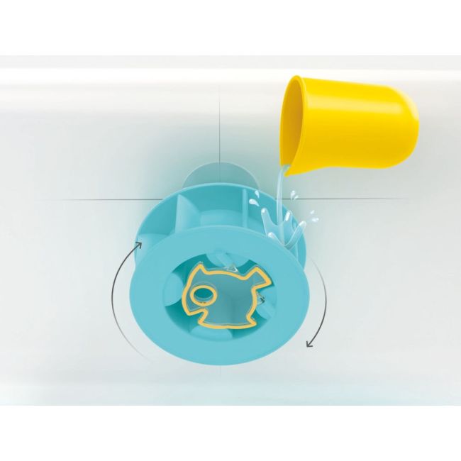 Playmobil Junior Aqua - Roata de apa cu pui de rechin ARTPM71688
