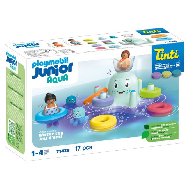 Playmobil Junior Aqua si Tinti - Calamar colorat ARTPM71438