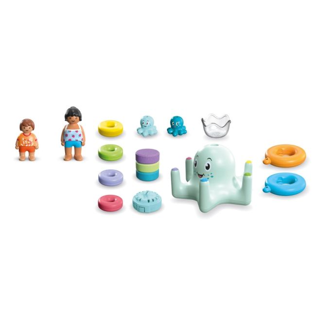 Playmobil Junior Aqua si Tinti - Calamar colorat ARTPM71438