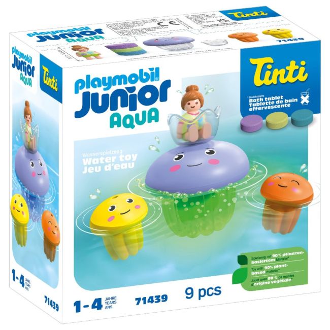 Playmobil Junior Aqua si Tinti - Familie de meduze colorate ARTPM71439