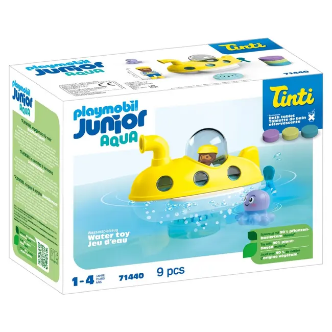 Playmobil Junior Aqua si Tinti - Submarin colorat ARTPM71440