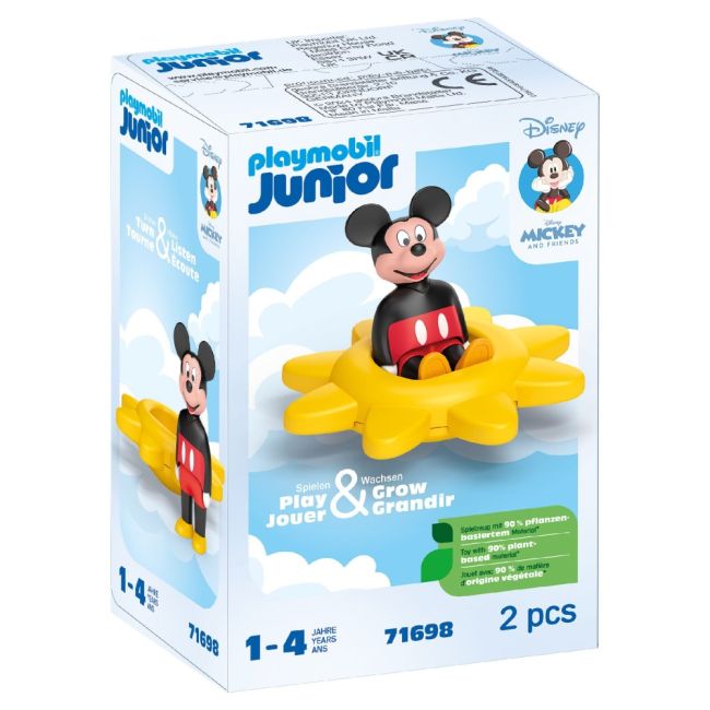 Playmobil Junior Disney - Soare rotativ cu zornaitoare Mickey ARTPM71698