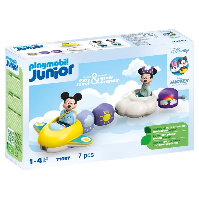 Playmobil Junior Disney - Zborul lui Mickey si Minnie printre nori ARTPM71697
