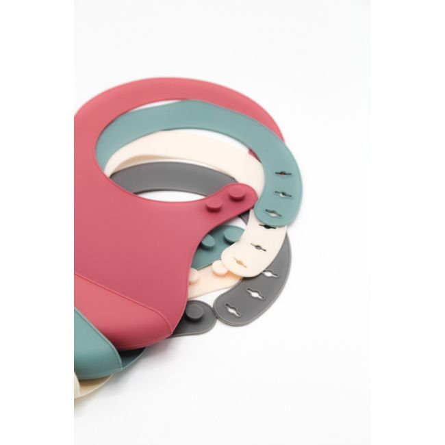 Baveta din silicon BabyJem (Culoare: Latte) JEMbj_7186