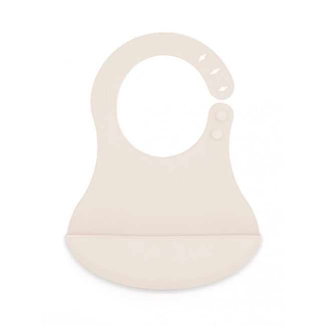 Baveta din silicon BabyJem (Culoare: Latte) JEMbj_7186