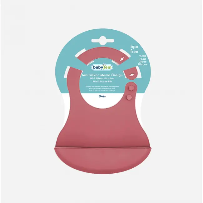 Baveta din silicon BabyJem (Culoare: Maro) JEMbj_7185