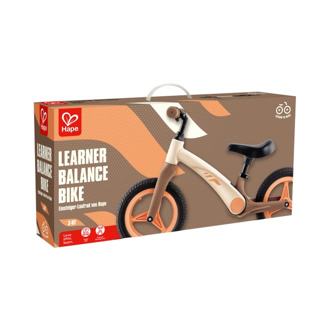 Bicicleta de echilibru pentru copii, bej