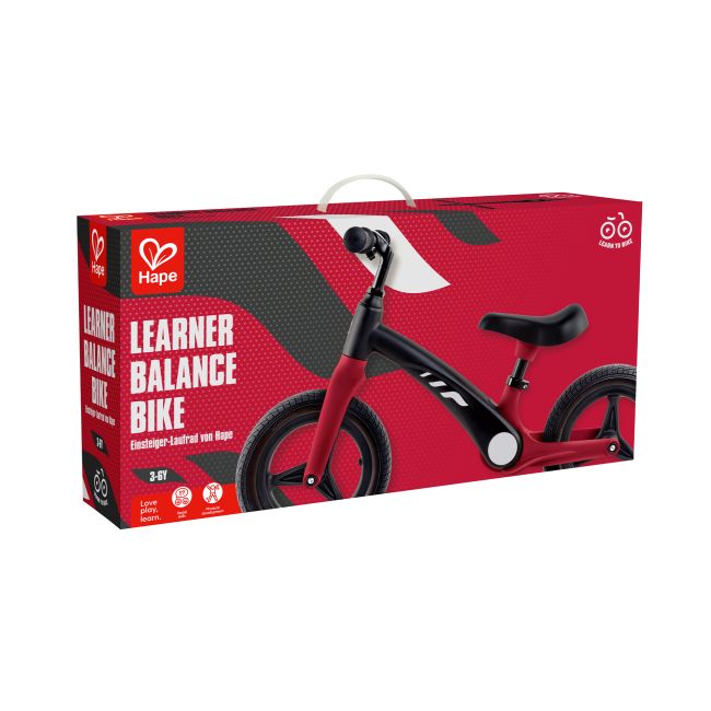 Bicicleta de echilibru pentru copii, rosie