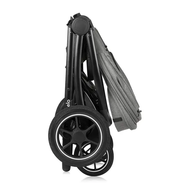 Carucior 3 in 1, Lionelo, Meril, Cu landou de dimensiune XL, Reversibil, Cu scoica auto testata ADAC, Cu accesorii, Pana la 22 kg, Conform cu EN1888-1 EN1888-2, EN1466, Gri BYNLO-MERIL_3IN1_GREY_STONE