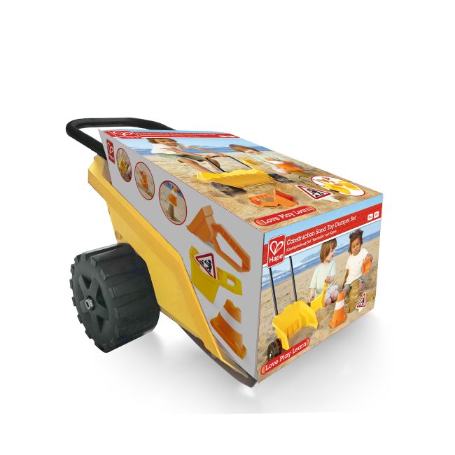 Jucarie de plaja - Set basculanta cu jucarii de nisip