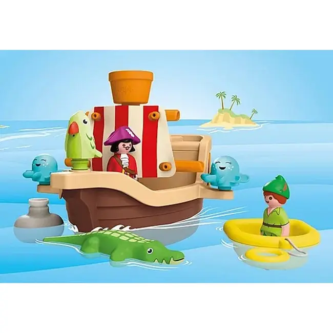 Playmobil - Junior Disney Corabia de pirati a lui Peter Pan ARTPM71769