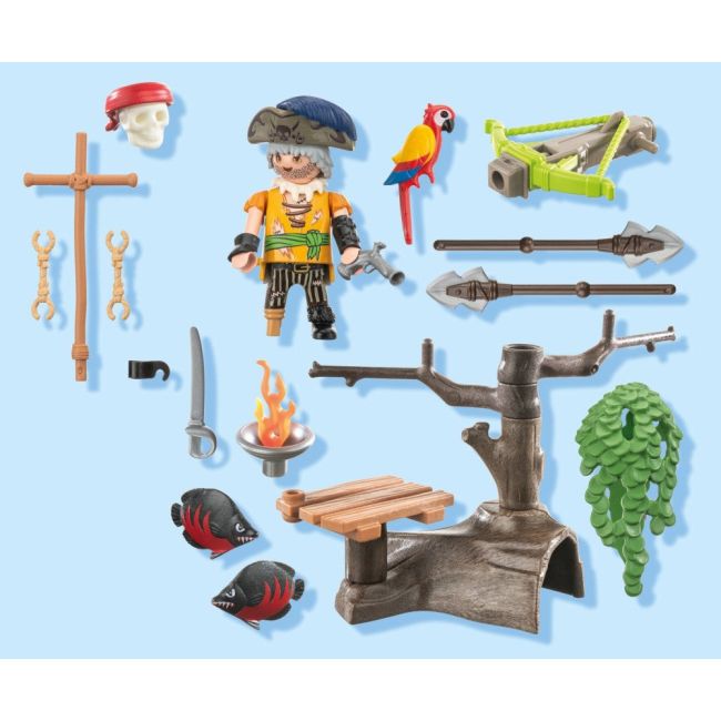 Playmobil - Pirat Playmobil cu balista ARTPM71795