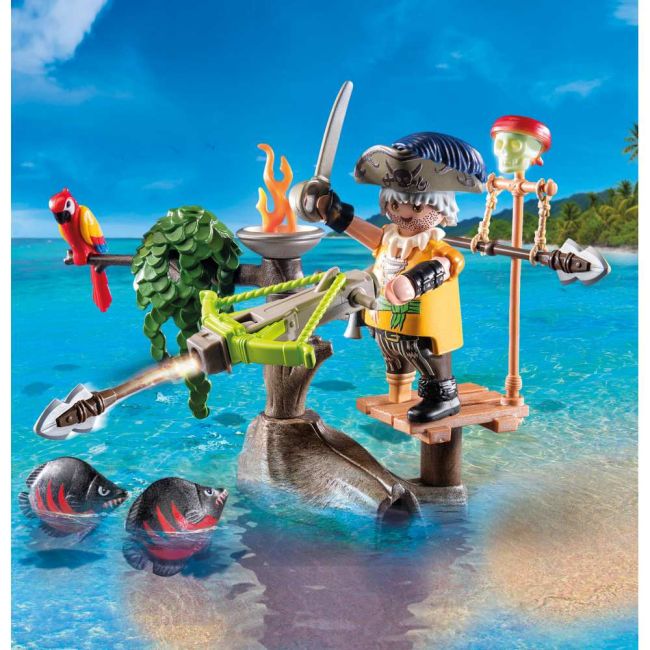 Playmobil - Pirat Playmobil cu balista ARTPM71795