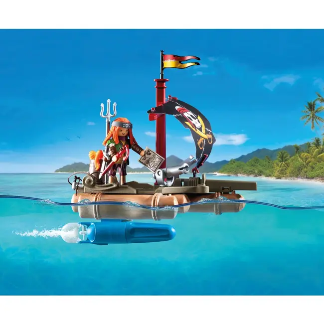 Playmobil - Pluta piratilor cu comoara Playmobil ARTPM71794