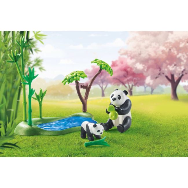 Playmobil - Promo Pack Gradina asiatica cu urs panda ARTPM71762