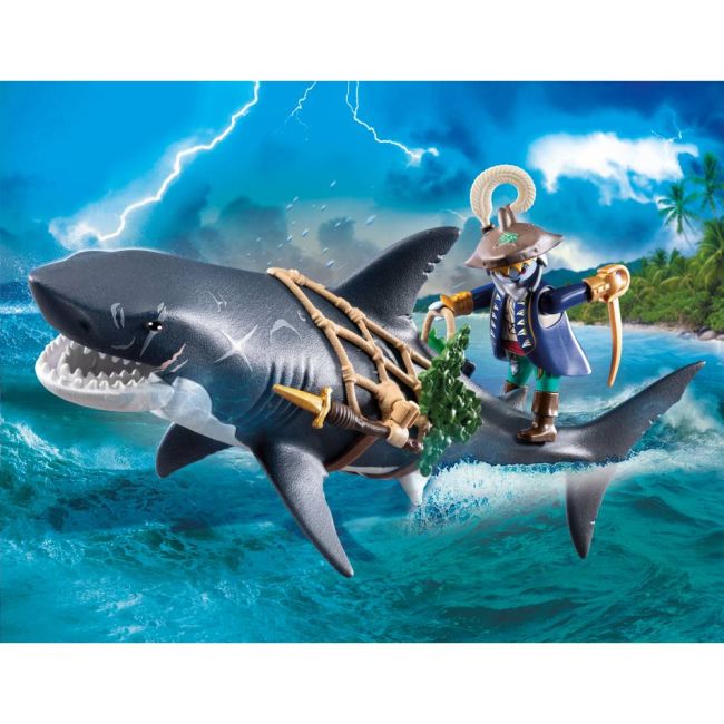 Playmobil - Rechin urias cu pirat Playmobil ARTPM71793