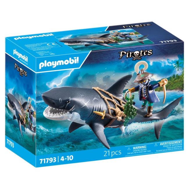 Playmobil - Rechin urias cu pirat Playmobil ARTPM71793