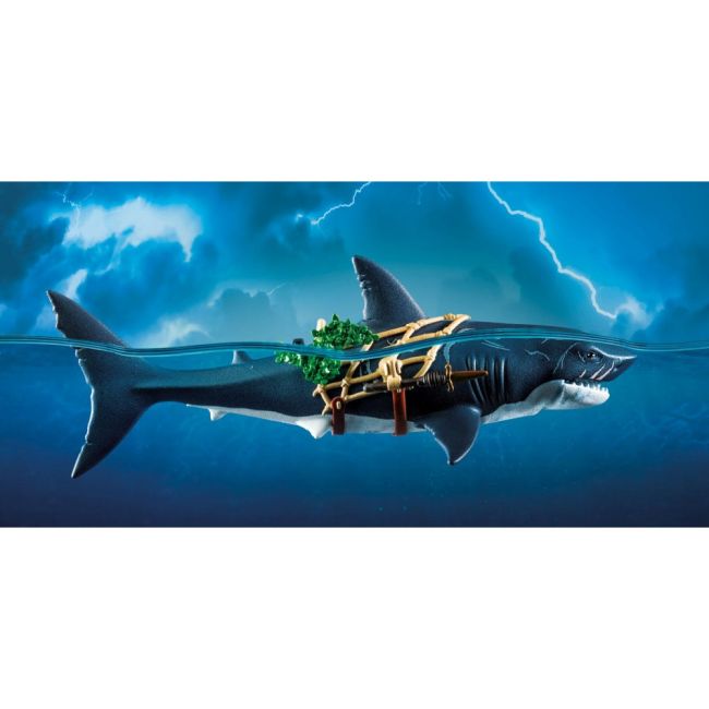 Playmobil - Rechin urias cu pirat Playmobil ARTPM71793