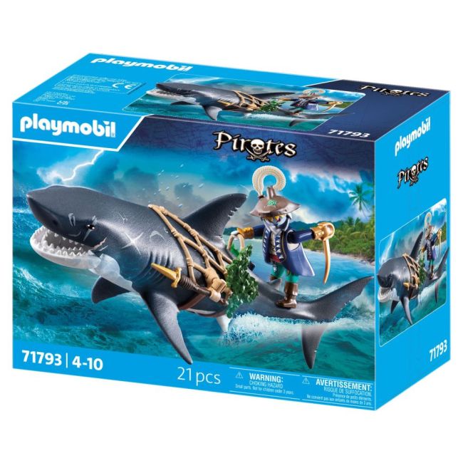 Playmobil - Rechin urias cu pirat Playmobil ARTPM71793